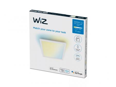 WIZ Smartes LED Panel quadratisch 60x60cm in Weiß WLAN/Wi-Fi Tunable White