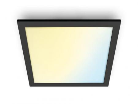 WIZ Smartes LED Panel quadratisch 60x60cm in Schwarz WLAN/Wi-Fi Tunable White