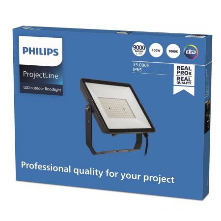 Philips LED-Scheinwerfer Projectline 100W 3000K warmweißes Licht IP65