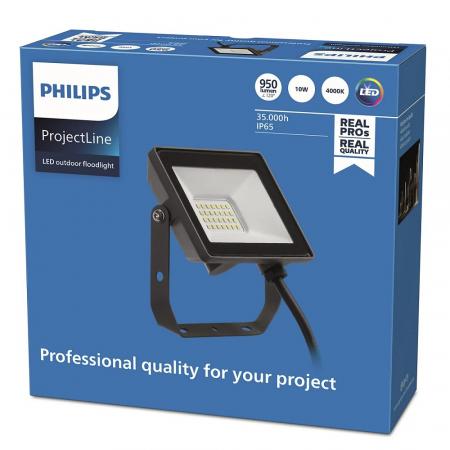 Philips LED-Scheinwerfer Projectline 10W 4000K neutralweißes Licht IP65