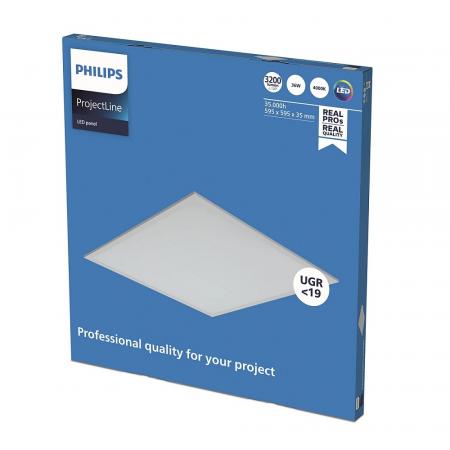 Philips ProjectLine LED Panel 60x60cm 36W 3200lm weiß 4000K UGR19