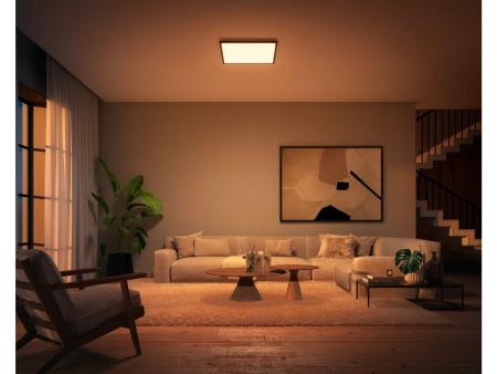 Philips Hue Philips Hue White Ambiance Panelleuchte Aurelle mit Dimmschalter / Zigbee oder Bluetooth in Schwarz