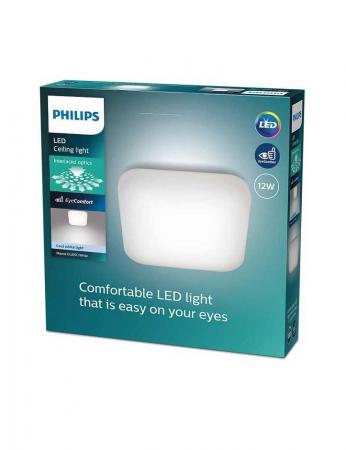 Philips LED Deckenleuchte Mauve in Weiß quaqdratische Form neutralweißes Licht - Sale - Nur begrenzter Bestand verfügbar:
