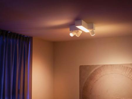 Philips Hue White And Color Centris Cross 3er-Spot Deckenleuchte in Weiß RGBW + TW