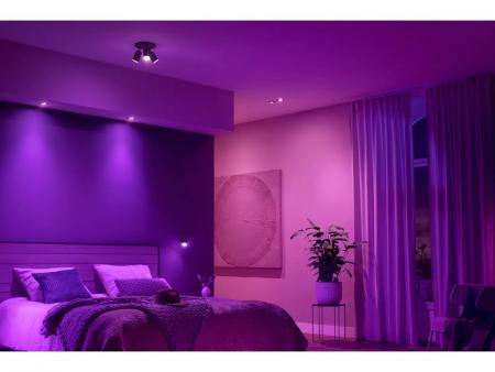 Philips Hue White & Color Ambiance Centura Einbauspot schwenkbar in Schwarz IP20