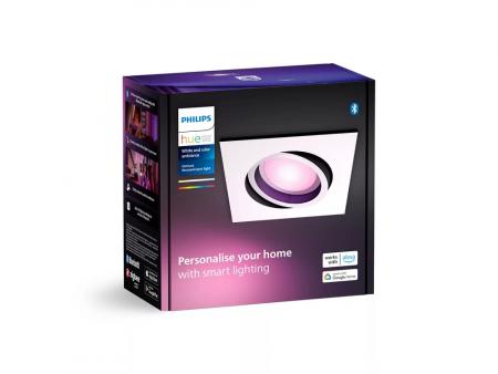 Philips Hue White & Color Ambiance Centura Einbauspot schwenkbar in Weiß IP20