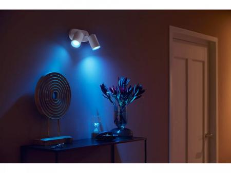 Philips Hue White & Color Ambiance 2-flammiger LED-Strahler Fugato in Weiß