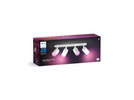 Philips Hue White & Color Ambiance Fugato 4-er Spot in weiß