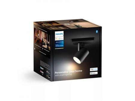 Philips Hue Wandstrahler RUNNER in Schwarz dimmbar Tunable White