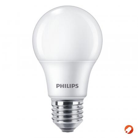 12er Sparpack E27 PHILIPS LED-Lampen matt 8W wie 60W Neutralweißes Licht 4000K