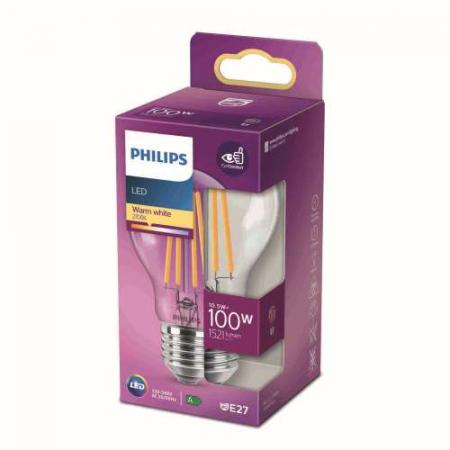 PHILIPS E27 LED Lampe Filament in Birnenform 10.5W wie 100W 2700K warmweißes leistungsstarkes Licht 1521lm