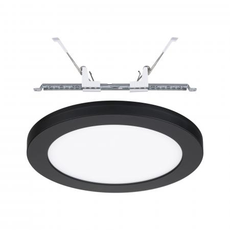 Paulmann 93097 LED Einbaupanel 2in1 Cover-it  rund 225mm neutralweiß Schwarz