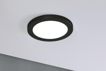 Paulmann 93097 LED Einbaupanel 2in1 Cover-it  rund 225mm neutralweiß Schwarz