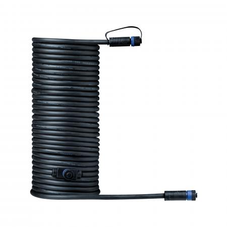 Paulmann 93928 Outdoor Plug & Shine Kabel IP68 10m 1 in-2 out 2x1.5mm² Schwarz