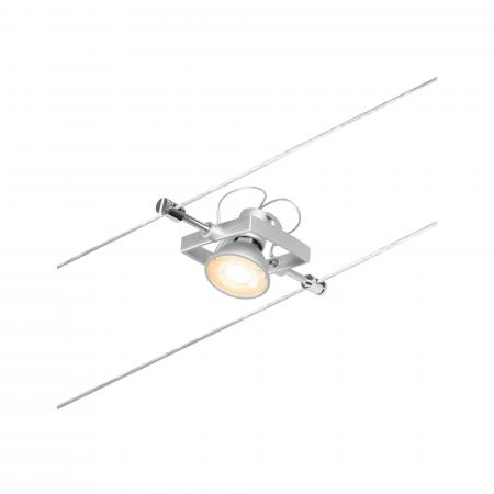  MacII Spot für Seilsystem Paulmann 94431 GU5,3 Chrom matt 12V DC moderne Wohnbeleuchtung