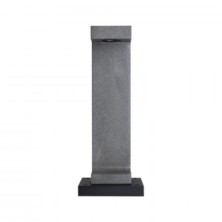 Zement LED-Wegeleuchte 62 cm hoch schwarz von Paulmann Pollerleuchte Concrea IP65 3000K 94502