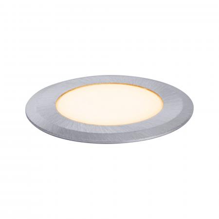 Paulmann 94726 LED Bodeneinbauleuchte Goldlicht insektenfreundlich staubdicht 1m unter Wasser geschützt rund 50mm extra warmweiß 2,2W Alu Kunststoff/Metall