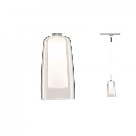 Paulmann 94998 URail LED Pendulum Arido II 5W GU10 Chrom/Klar/Satin