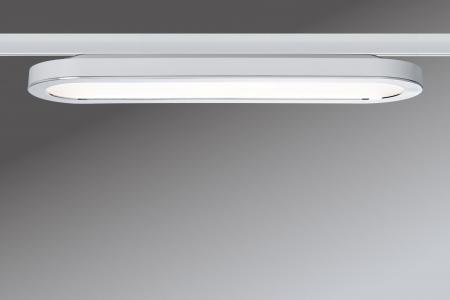 Flaches URail System LED Panel Loop in Weiß/Chrom Paulmann 95320