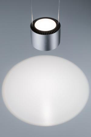 Paulmann 96811 URail LED Pendel Aldan 4,5W neutralweiß modern dimmbar Chrom matt/Schwarz