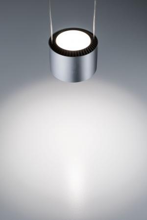Paulmann 96811 URail LED Pendel Aldan 4,5W neutralweiß modern dimmbar Chrom matt/Schwarz