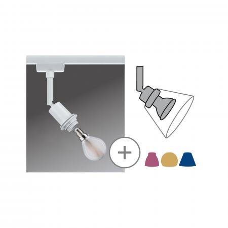 Paulmann 96970 URail DecoSystems Spot max1x20W E14 Weiß 230V Metall