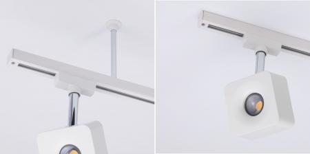 Paulmann 97688 URail System Light&Easy Abhängung 105mm Weiß Metall