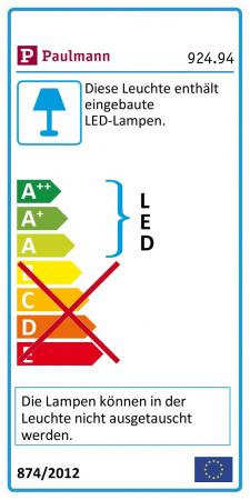 Paulmann 92494 AS Esby rund Nachtlicht Stecker weiß 0,2W 3000K Sensor - Assistance-Leuchte