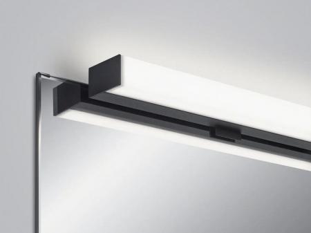 60cm Helestra LADO-S LED Spiegelleuchte und Wandleuchte in schwarz-matt