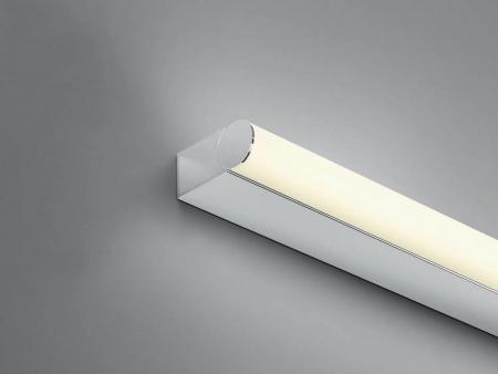 60cm Abgerundete Helestra PONTO-S LED Wand- und Spiegelleuchte in chrom