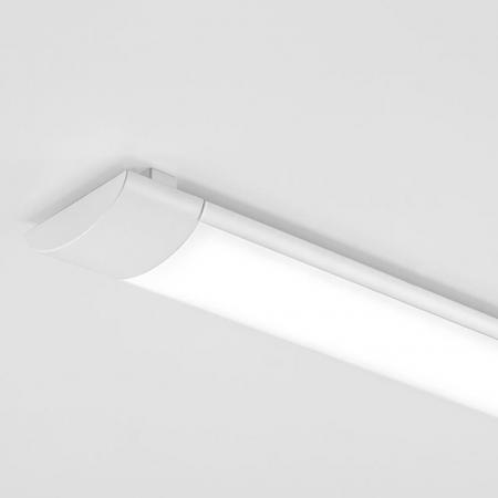 150cm EVN LED Anbauleuchte weiß für den Profibereich IP20 3000K 48W 4400lm - leistungssarkes warmweißes Licht für große Räume