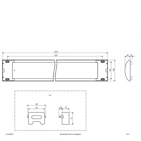 120cm EVN LED Anbauleuchte weiß für den Profibereich IP20 4000K 48W 4200lm - leitungsstarkes neutralweißes Licht