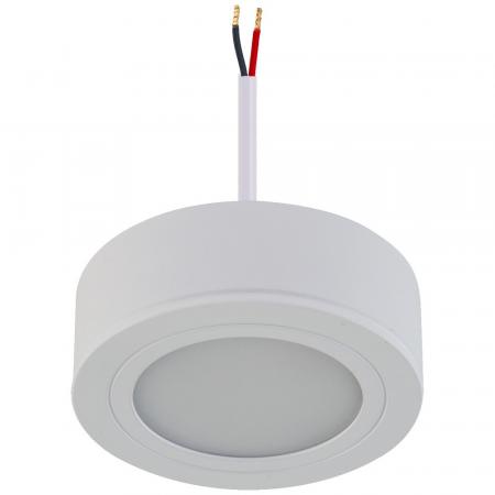 EVN P-LED Deckenanbauleuchte rund weiß IP20 3W 3000K warmweißes Licht EinbauØ60