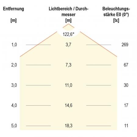 EVN LED LED-Deckenleuchte auch geeignet für das Badezimmer, Treppenhaus & den Außenbereich rund weiß IP44 12W 4000K neutralweiß