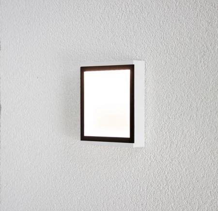 EVN LED Wandleuchte innen & außen einsetzbar weiß IP54 warmweißes Licht