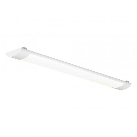 90cm EVN Elegante flache LED Anbauleuchte weiß für den Profibereich entwickelt IP20 3000K 35W 2900lm - helle warmweiße Beleuchtung
