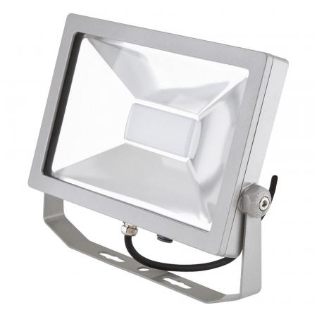 Wetterfester LED Außenwand Strahler 50W Silber 5700K 3900 Lumen IP65 EVN