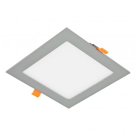 EVN LED Einbaupanel mit universalweißem Licht silber IP20 15W 4000K 1100lm