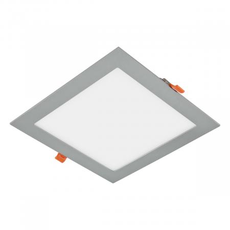 EVN LED Einbaupanel mit universalweißem Licht silber IP20 21W 4000K 1700lm