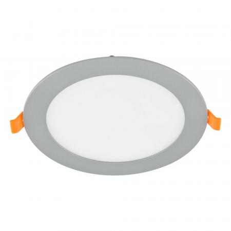 EVN LED Einbaupanel mit universalweißem Licht  rund silber IP20 15W 4000K 1100lm EinbauØ155