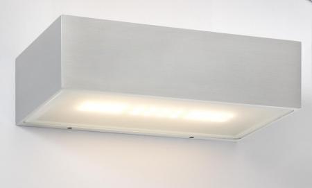 Mylight LED Wandleuchte Bonn 100 Up & Down Light IP54 dimmbar in alu-silber