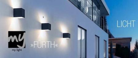 Mylight LED Außenwandleuchte Fürth Up & Down Light IP65 in weiss