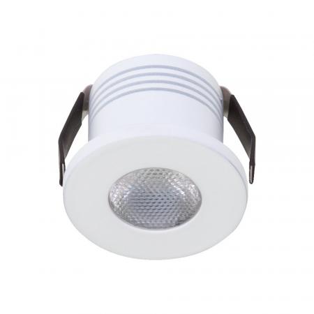 EVN LED Decken-Einbaustrahler warmweißes Licht rund weiß IP20 3W 3000K 170lm EinbauØ30