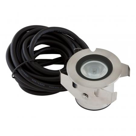 EVN P-LED Bodeneinbaustrahler rund EDS IP68 1.2W 3000K EinbauØ50