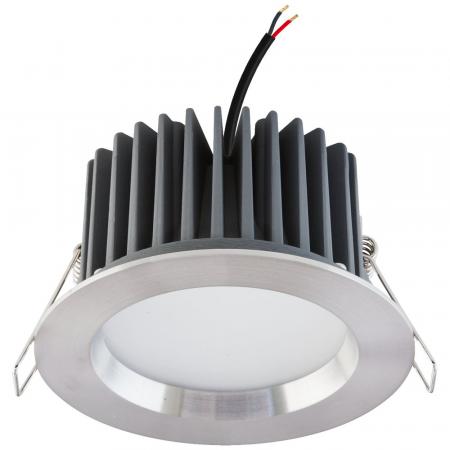 EVN LED Decken-Einbaustrahler mit warmweißem Licht feuchtraumgeeignet und EDS IP44 24V/DC 11W 3000K EinbauØ90
