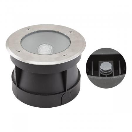 EVN LED Bodeneinbau Leuchte rund EDS IP67 14W 3000K 886lm EinbauØ165