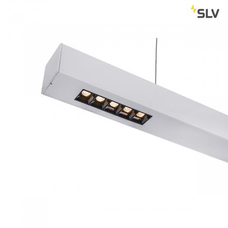 SLV 1000928 Q-LINE PD LED Indoor Pendelleuchte 1m BAP silber 3000K