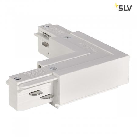 SLV 1001521 EUTRAC L-Verbinder Erde innen verkehrsweiss