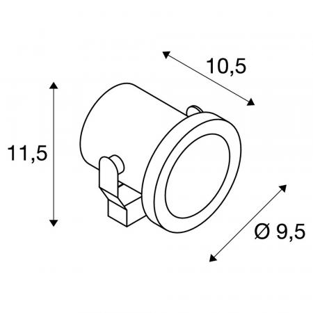 SLV 1001962 NAUTILUS SPIKE LED Outdoor Erdspießleuchte Edelstahl 316 IP55 3000K