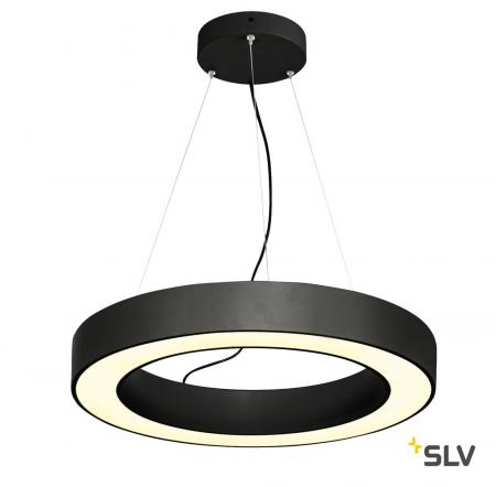 SLV 1002890 MEDO RING 60 DALI  LED Pendelleuchte 34W schwarz 3000K